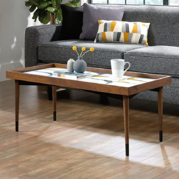Hamlet Wooden Rectangular Coffee Table In Walnut | Bed Sava