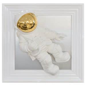 Hankinson Astronaut 3D Wall Art In White | Bed Sava