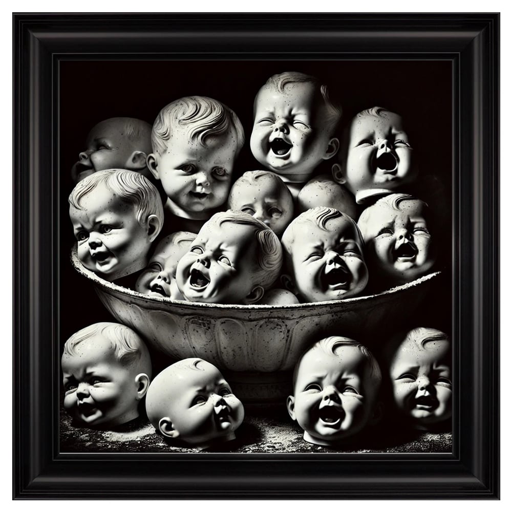 Hankinson Dolly Mix Wall Art In Black Frame