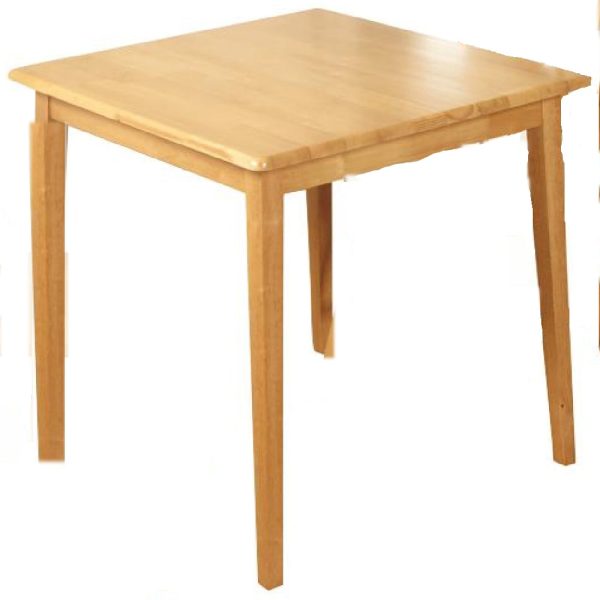Harrisburg Wooden Square Dining Table In Light Oak | Bed Sava