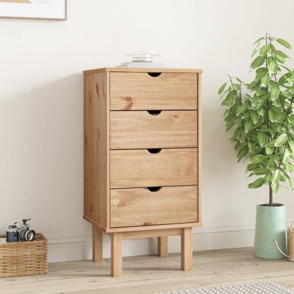 Harrow Wooden Chest Of 4 Drawers Tall In Brown | Bed Sava