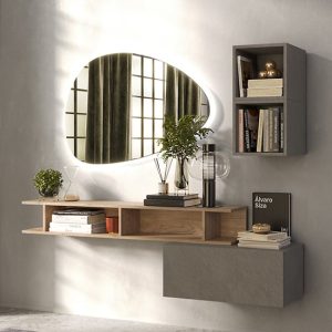 Hector Wooden Hallway Furniture Set In Clay And Cadiz | Bed Sava