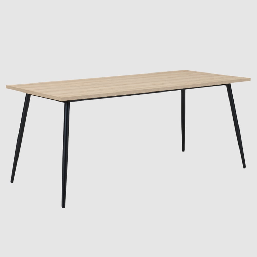 Hobart Large Wooden Dining Table In Oak