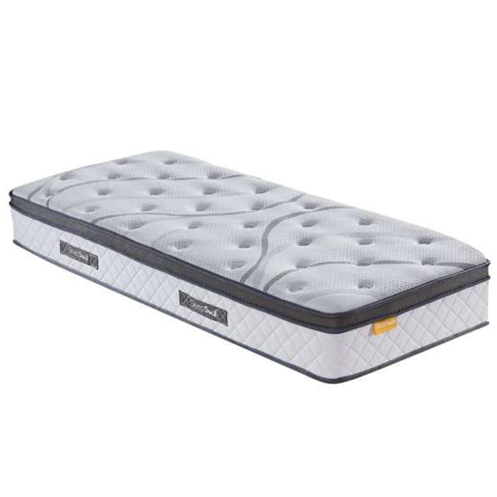 Hockley Fabric Single Mattress In White