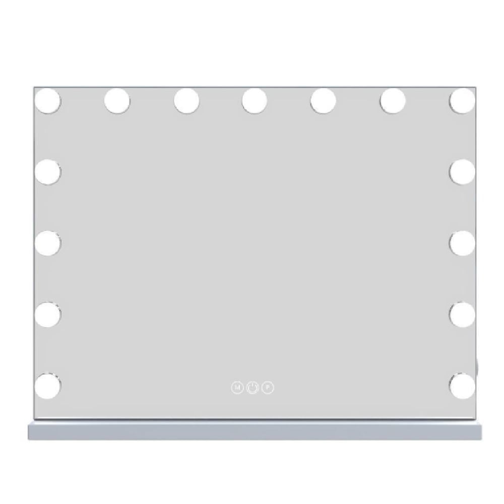 Holmdel Large Dressing Mirror With LED Lighting In Clear