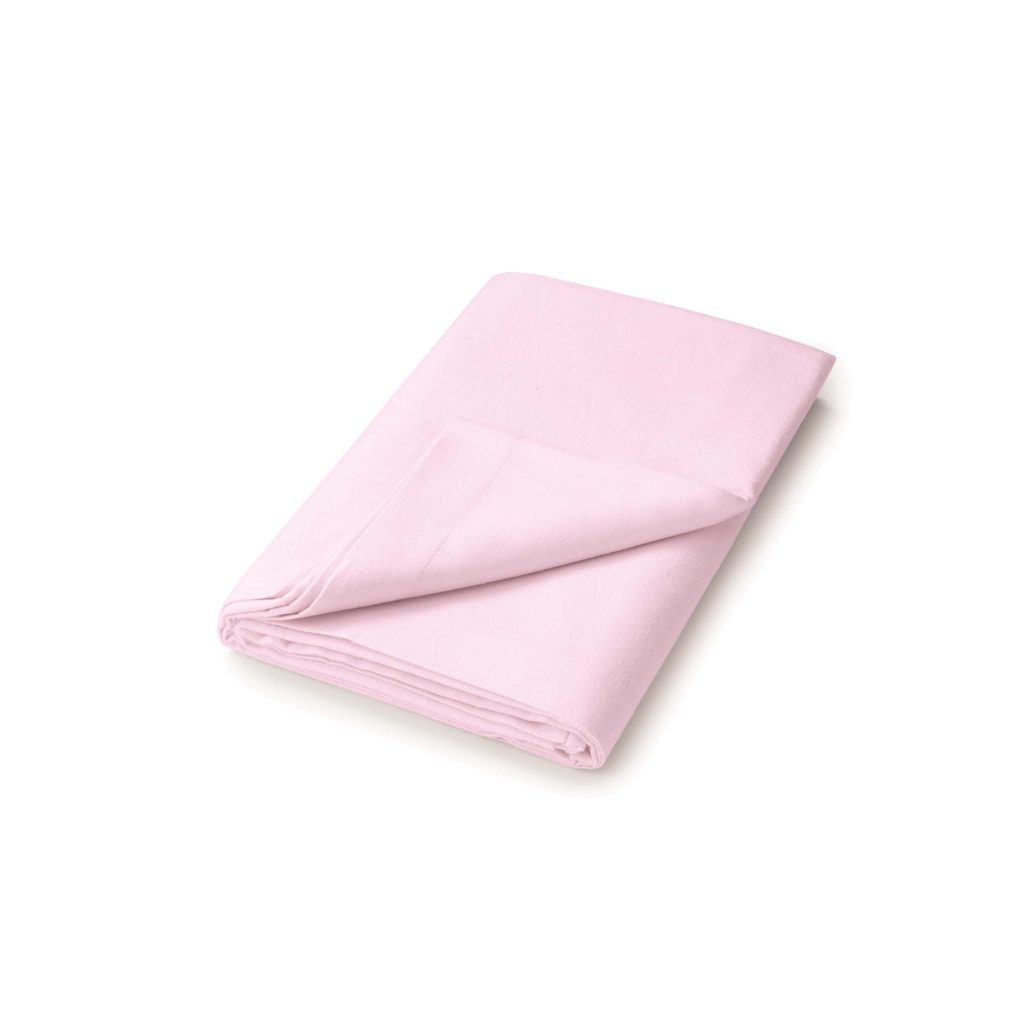 Helena Springfield Brushed Cotton Super Kingsize Flat Sheet, Baby Pink