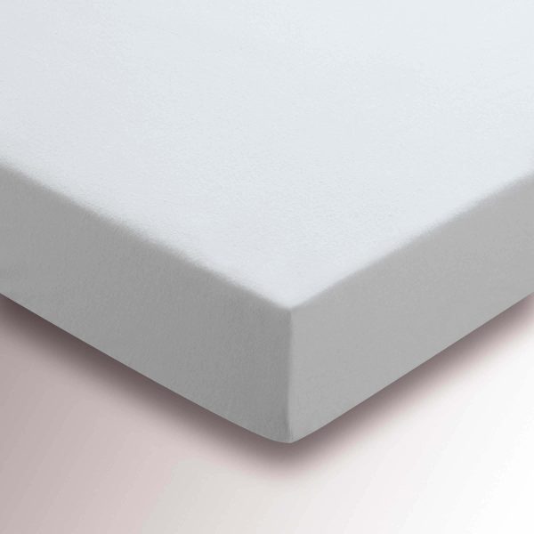 Helena Springfield Brushed Cotton Kingsize Fitted Sheet Silver | Bed Sava