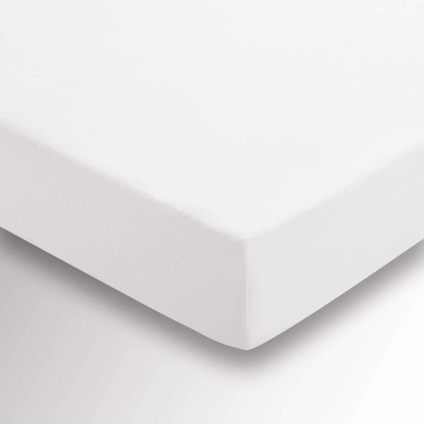 Helena Springfield Brushed Cotton Kingsize Fitted Sheet White | Bed Sava