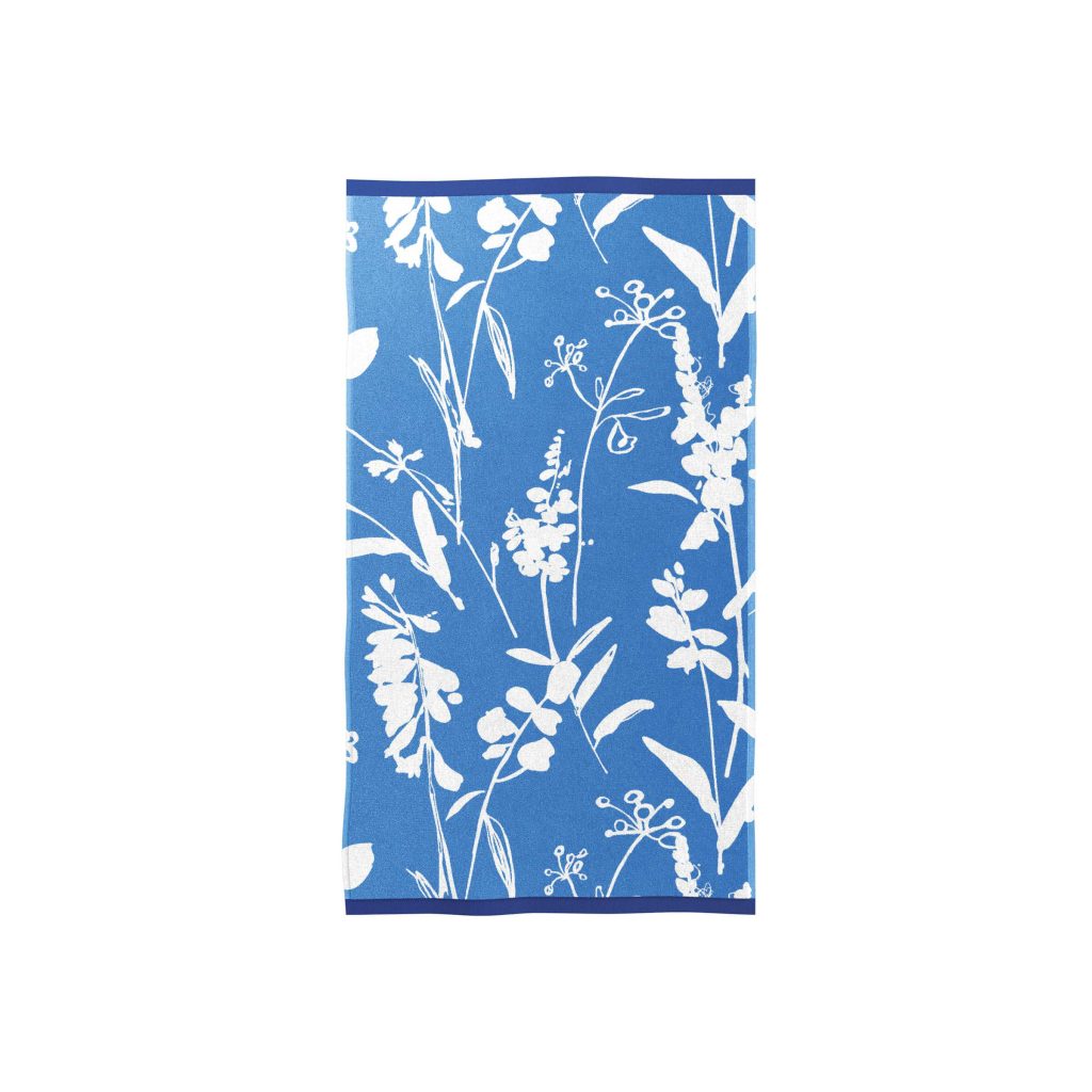 Helena Springfield Willow Bath Sheet, Blue