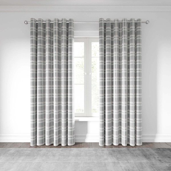 Helena Springfield Harriet Lined Curtains 90 x 90 BlushGrey | Bed Sava
