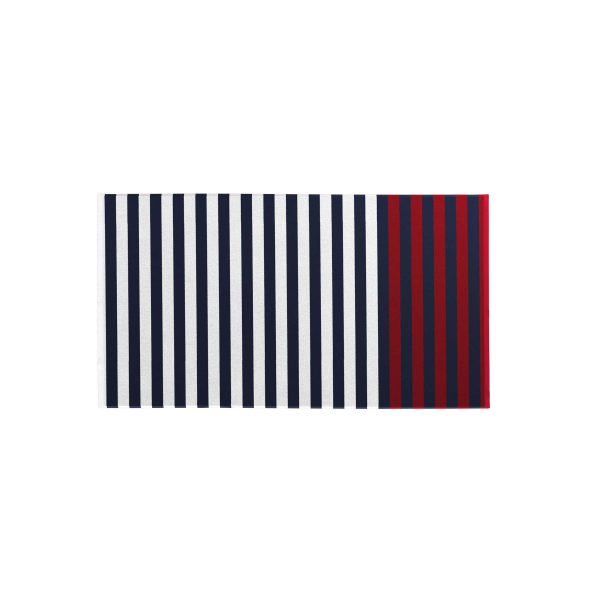 Helena Springfield Coastal Bath Mat NavyRed | Bed Sava