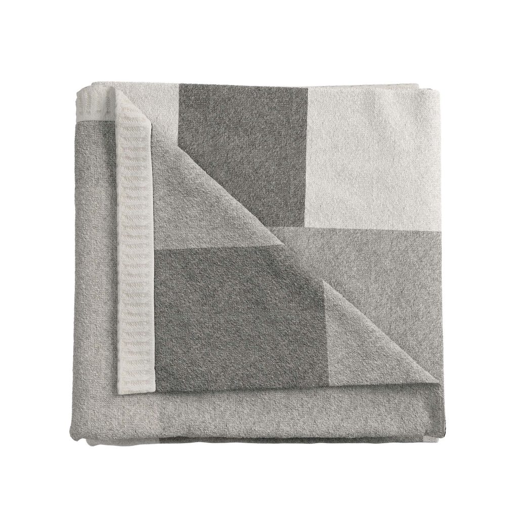 Helena Springfield Patchwork Throw, Grey