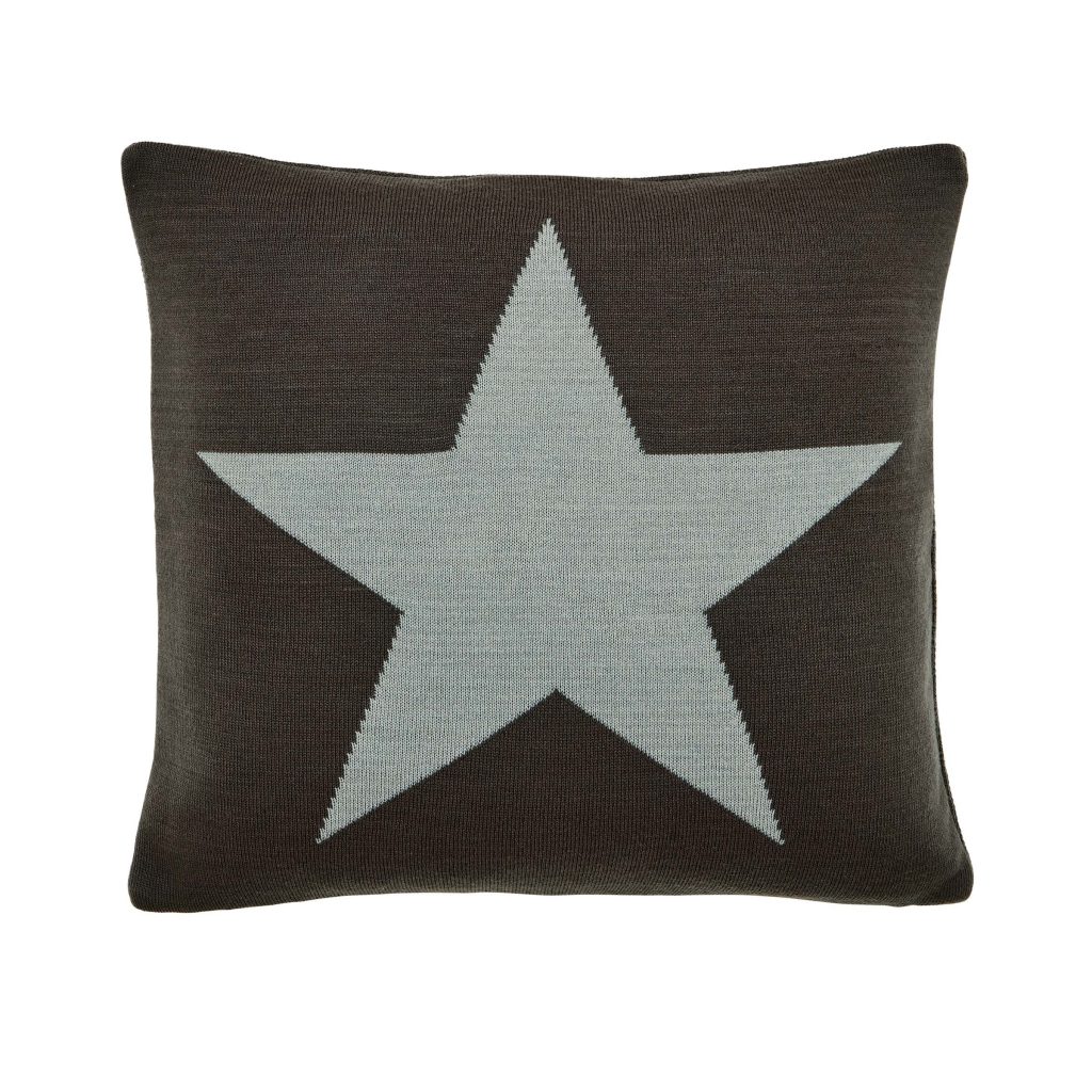 Helena Springfield Long Island Star Cushion 45cm x 45cm, Grey