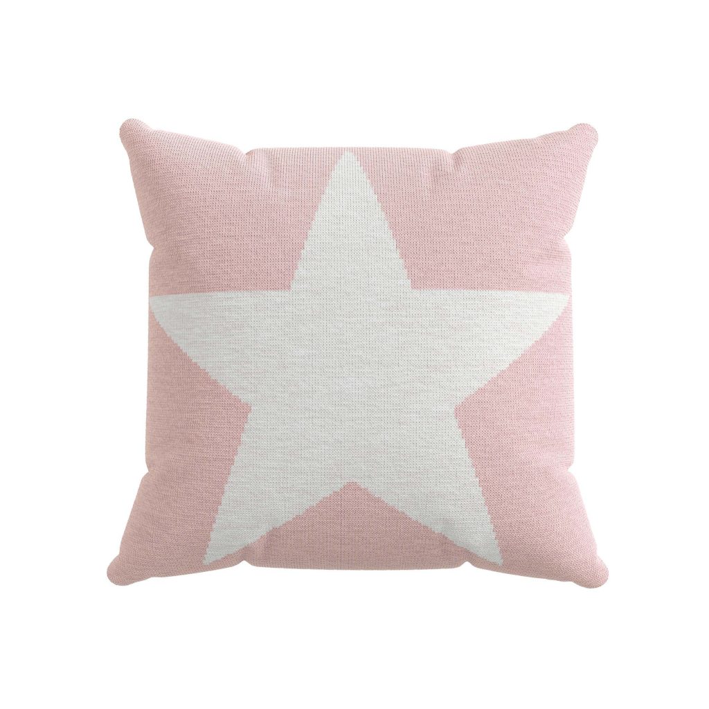 Helena Springfield Star Cushion 45cm x 45cm, Pink