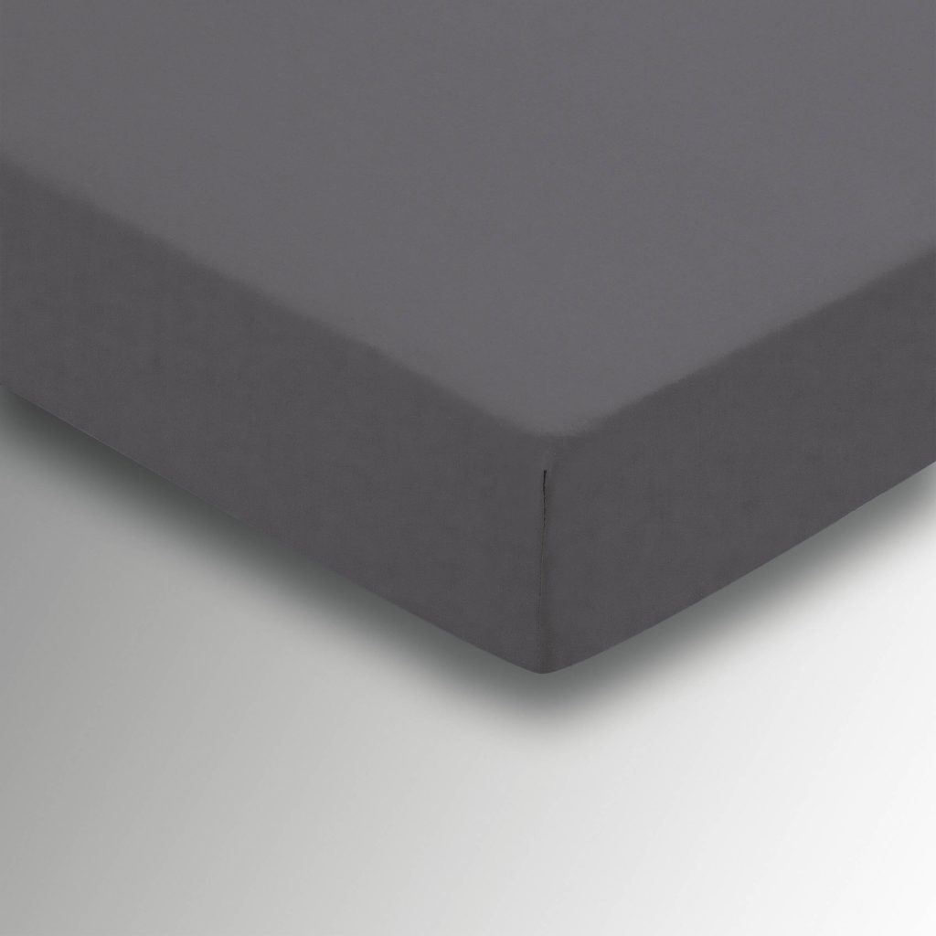 Helena Springfield, 50/50 Plain Dye Percale Kingsize Fitted Sheet, Charcoal