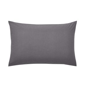 Helena Springfield 5050 Percale Standard Pillowcase Charcoal | Bed Sava