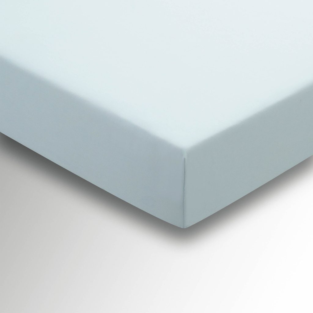 Helena Springfield, 50/50 Percale Single Fitted Sheet, Duck Egg