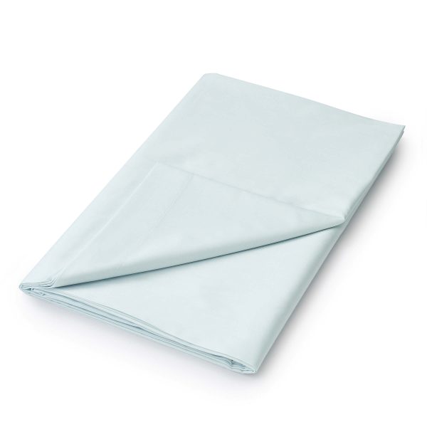 Helena Springfield 5050 Plain Dye Percale Kingsize Flat Sheet Duck Egg | Bed Sava