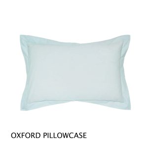 Helena Springfield 5050 Plain Dye Percale Oxford Pillowcase Duck Egg | Bed Sava