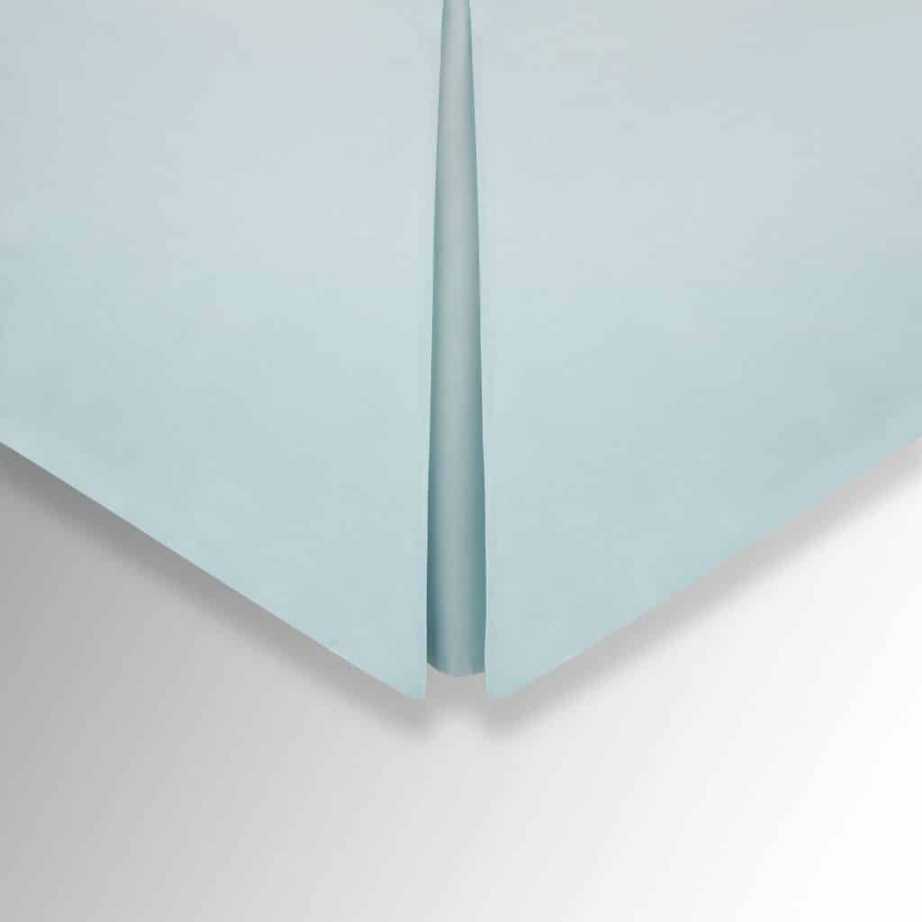 Helena Springfield, 50/50 Plain Dye Percale Double Valance, Duck Egg