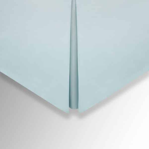 Helena Springfield 5050 Plain Dye Percale Single Valance Duck Egg | Bed Sava