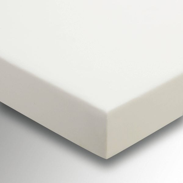 Helena Springfield 5050 Percale Single Fitted Sheet Ivory | Bed Sava