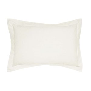 Helena Springfield Plain Dye 5050 Percale Oxford Pillowcase Ivory | Bed Sava