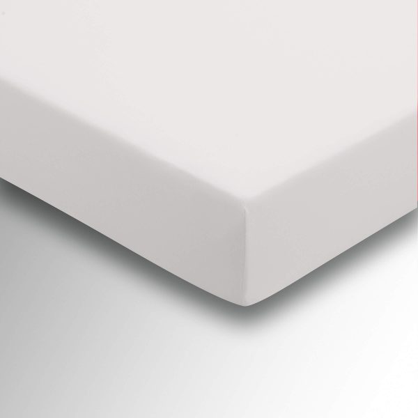 Helena Springfield Percale Single Fitted Sheet Silver | Bed Sava