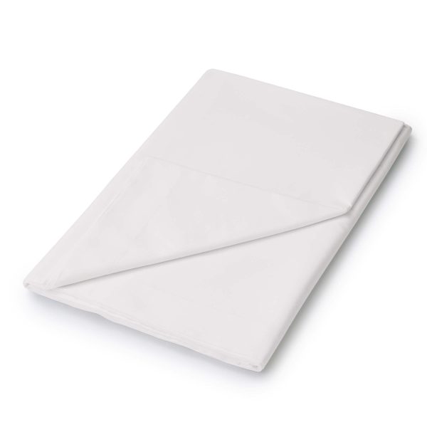 Helena Springfield Plain Dye Percale Single Flat Sheet Silver | Bed Sava