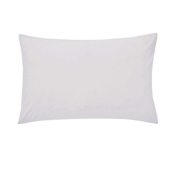 Helena Springfield 5050 Percale Standard Pillowcase Silver | Bed Sava