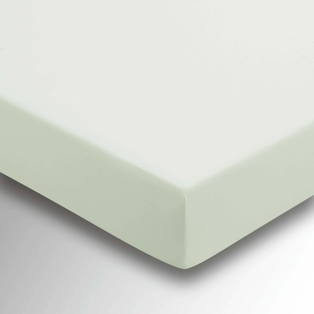 Helena Springfield Percale Kingsize Fitted Sheet, Soft Green
