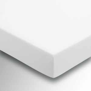 Helena Springfield 5050 Percale Double Fitted Sheet White | Bed Sava
