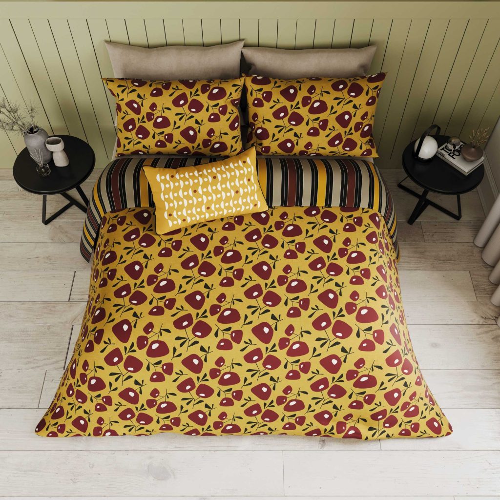 Helena Springfield Simply Scandi Jax Single Duvet Cover Set, Chartreuse