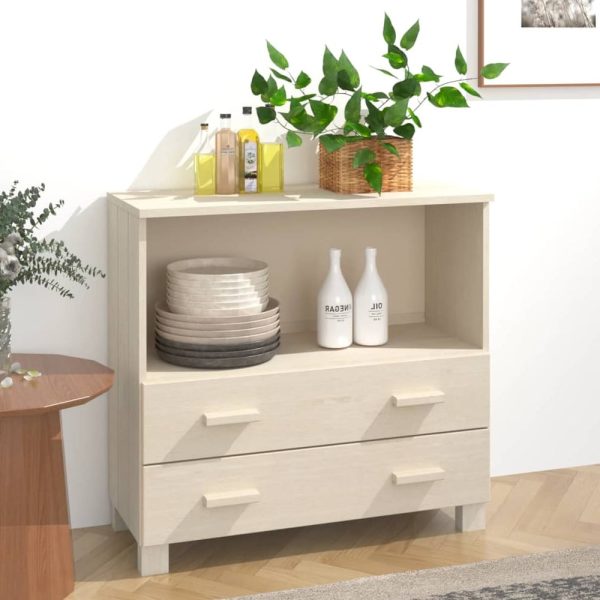 Hull Wooden Chest Of 2 Drawers With 1 Shelf In Brown | Bed Sava