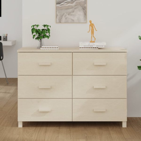 Hull Wooden Chest Of 6 Drawers In Brown | Bed Sava
