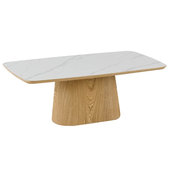 Irwin Ceramic Top Wooden Dining Table 2000mm In Sand