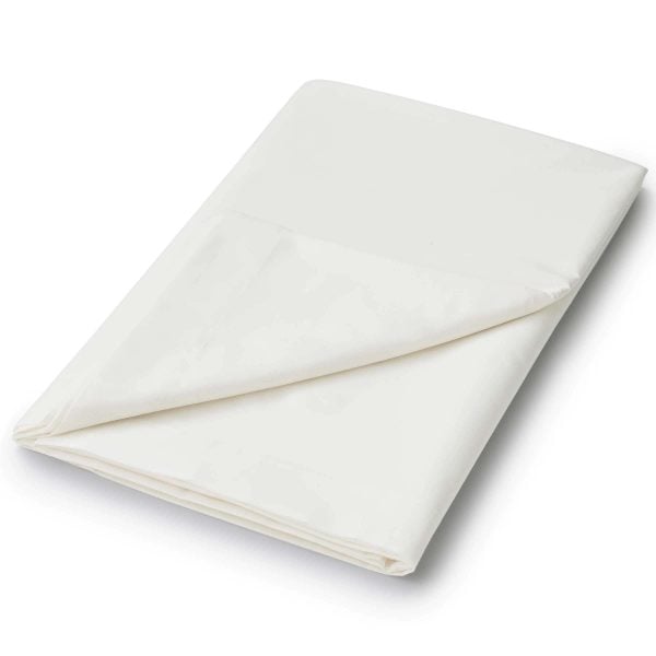 Helena Springfield 5050 Percale Kingsize Flat Sheet Ivory | Bed Sava
