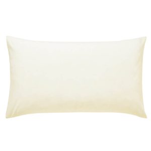 Helena Springfield 5050 Percale Standard Pillowcase Ivory | Bed Sava