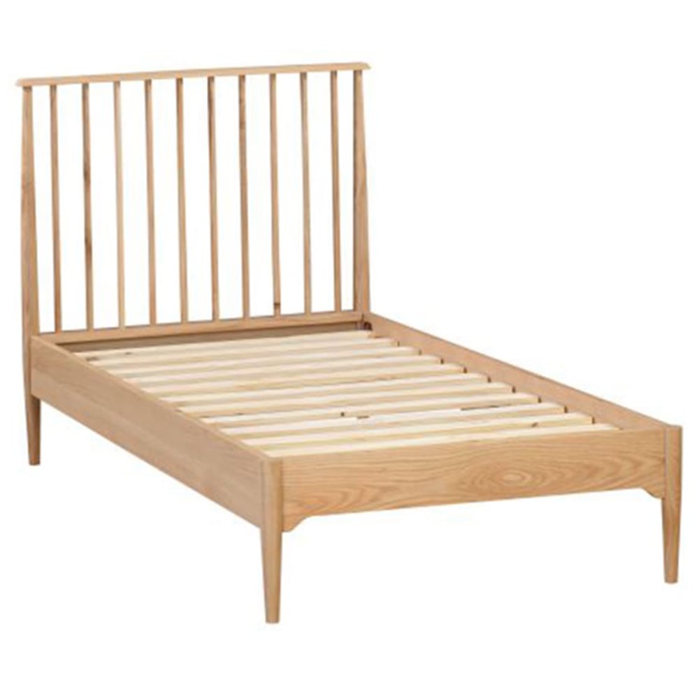 Javion Wooden Single Bed In Natural Oak