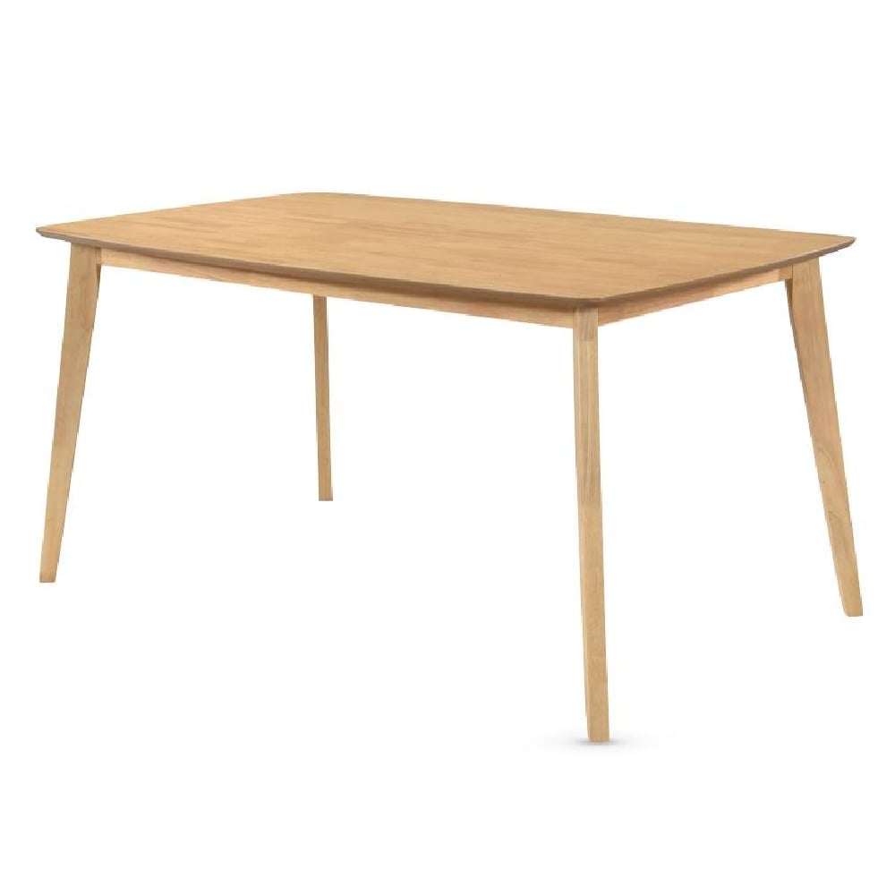 Jerome Large Wooden Rectangular Dining Table In Oak