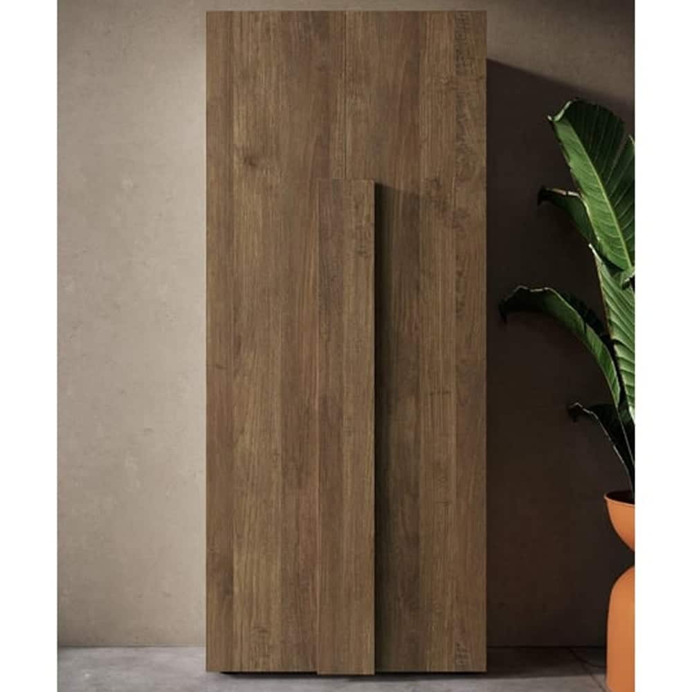 Jining Wooden Coat Hanger Cabinet With 2 Doors In Mercure