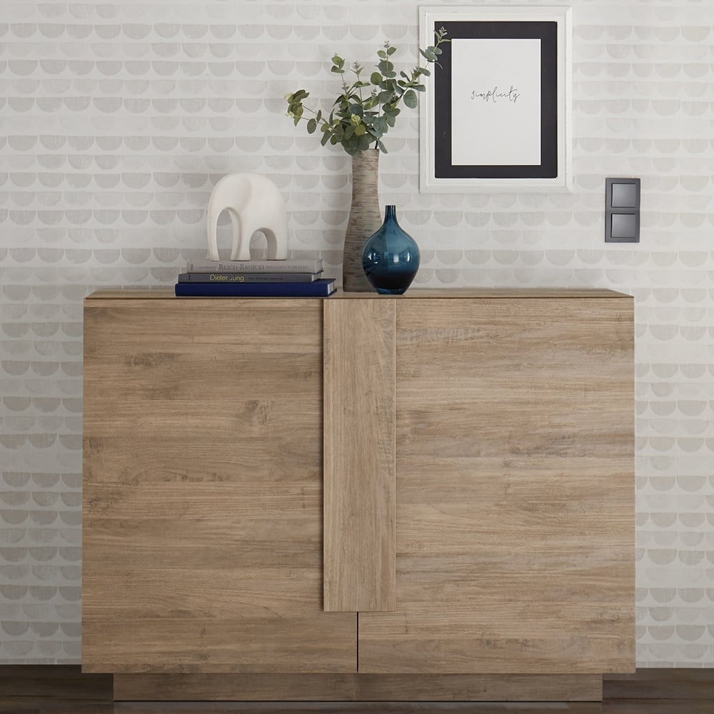 Jining Wooden Sideboard With 2 Doors In Mercure