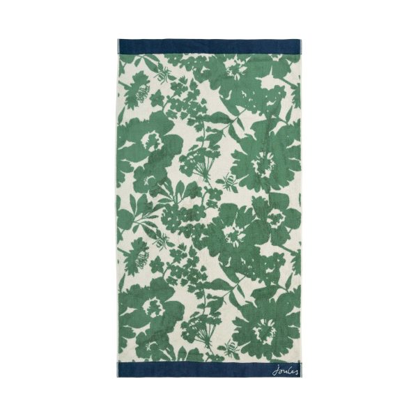 Joules Apiarist Bath Sheet Green | Bed Sava