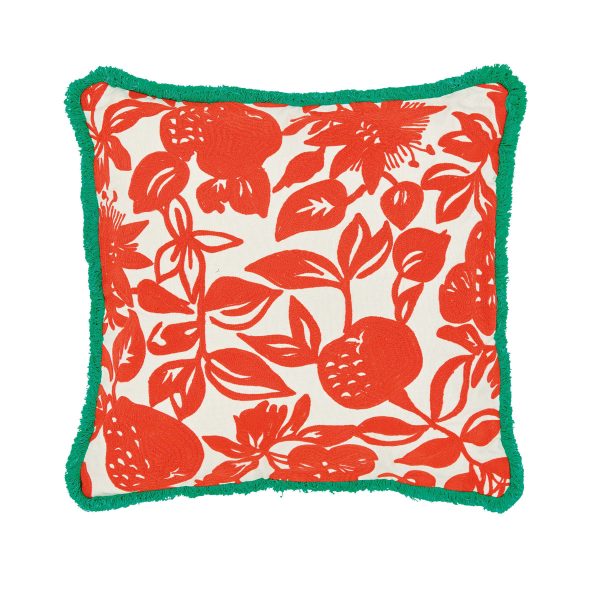 Joules Botanical Bee Cushion 45cm x 45cm Multi | Bed Sava