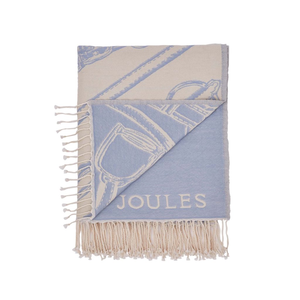 Joules Bridle Throw, Blue