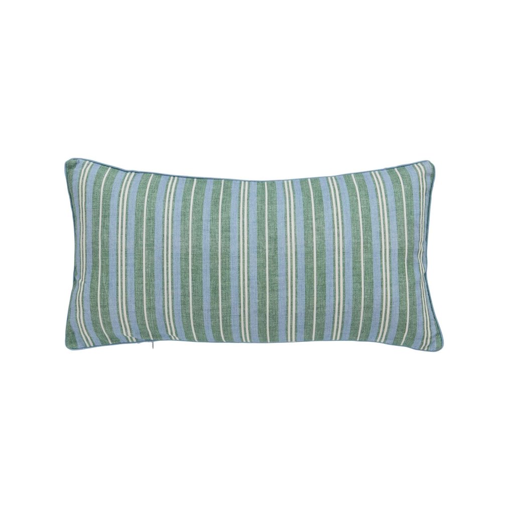 Joules Country Club Cushion 30cm x 60cm, Blue/Green
