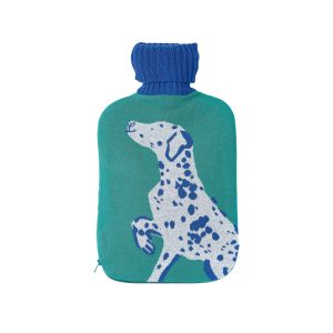 Joules Dalmation Hot Water Bottle Green | Bed Sava