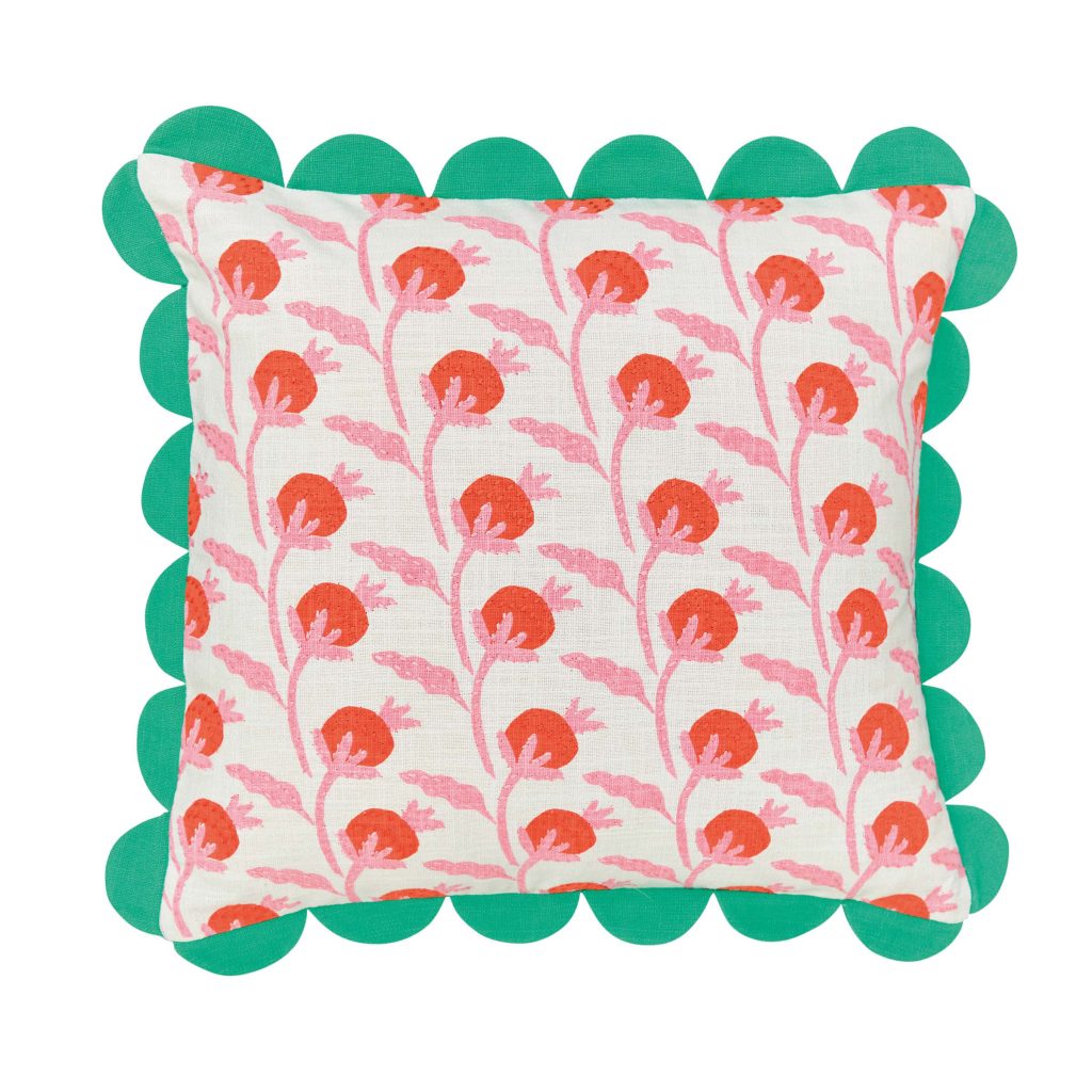Joules Daylesford Check Cushion 45cm x 45cm, Multi