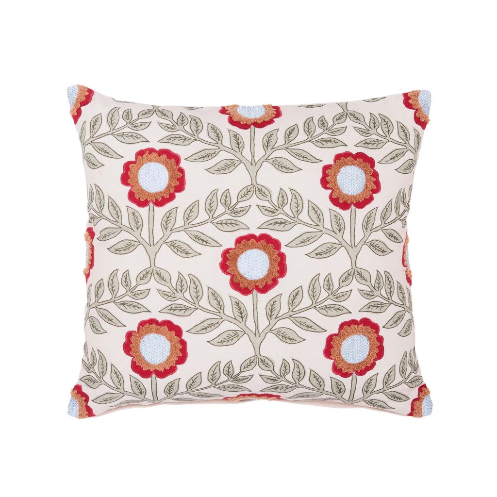 Joules Floral Trellis Cushion 45cm x 45cm, Multi