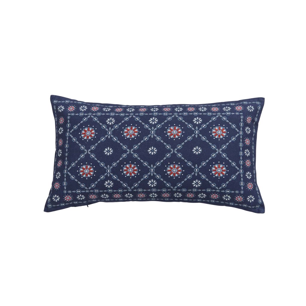 Joules Grove Cushion 35cm x 60cm, Blue